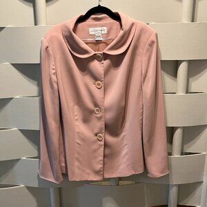 Jones New York Suit Dusty Rose Jacket Size 14W